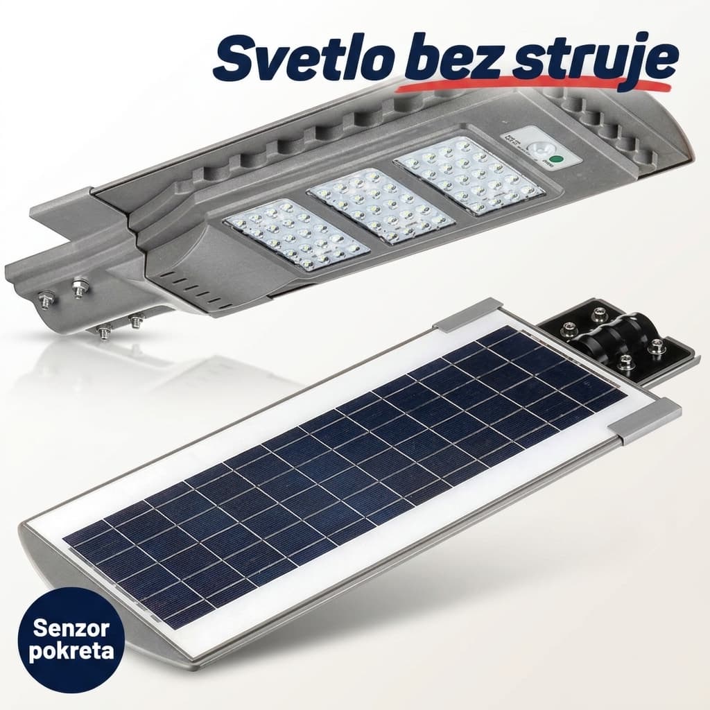 Solarna ulična LED lampa 60W