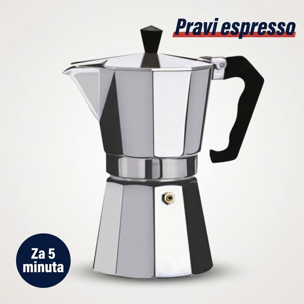 Moka džezva za espresso kafu