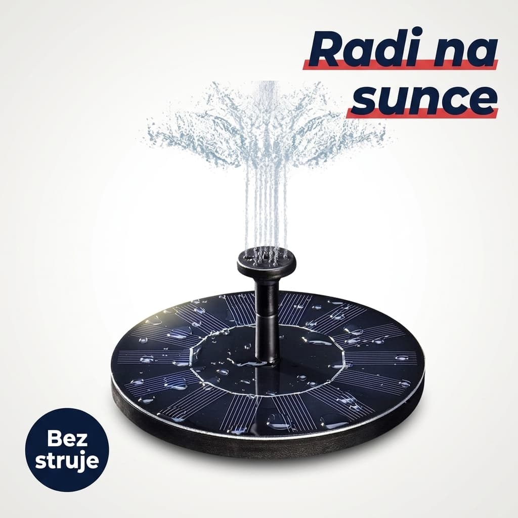 Solarna fontana za dvorište