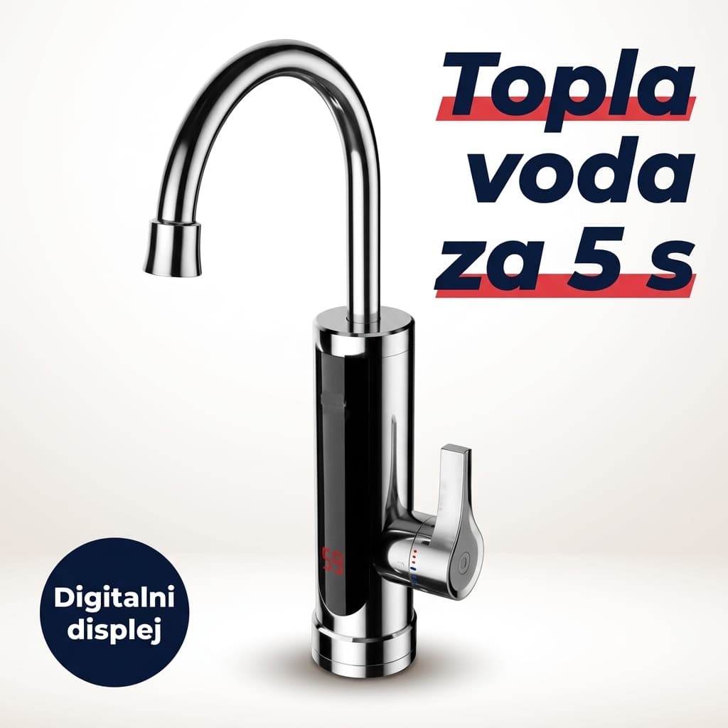 Slavina sa bojlerom — topla voda za 5 sekundi